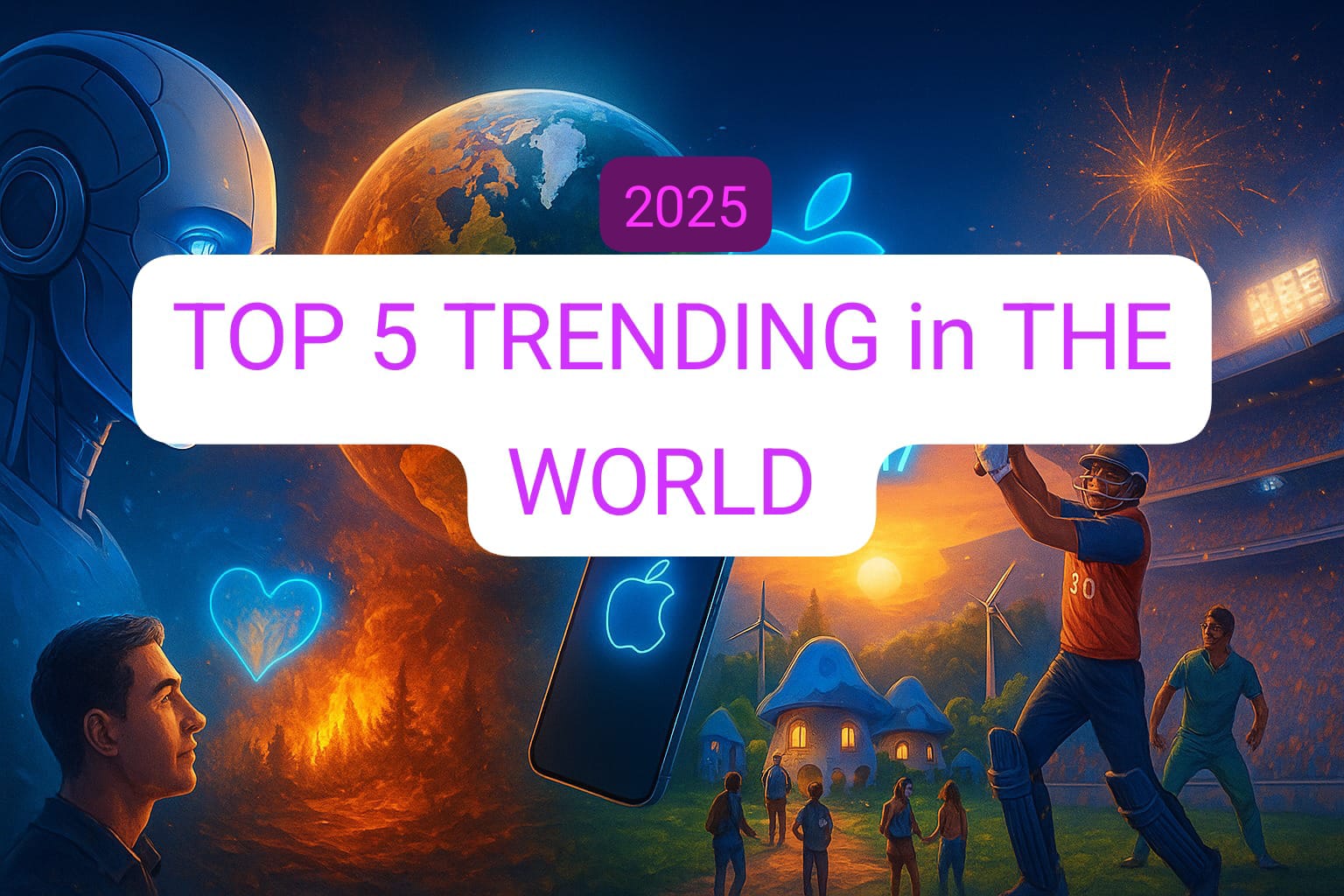 Top 5 trending things world 2025