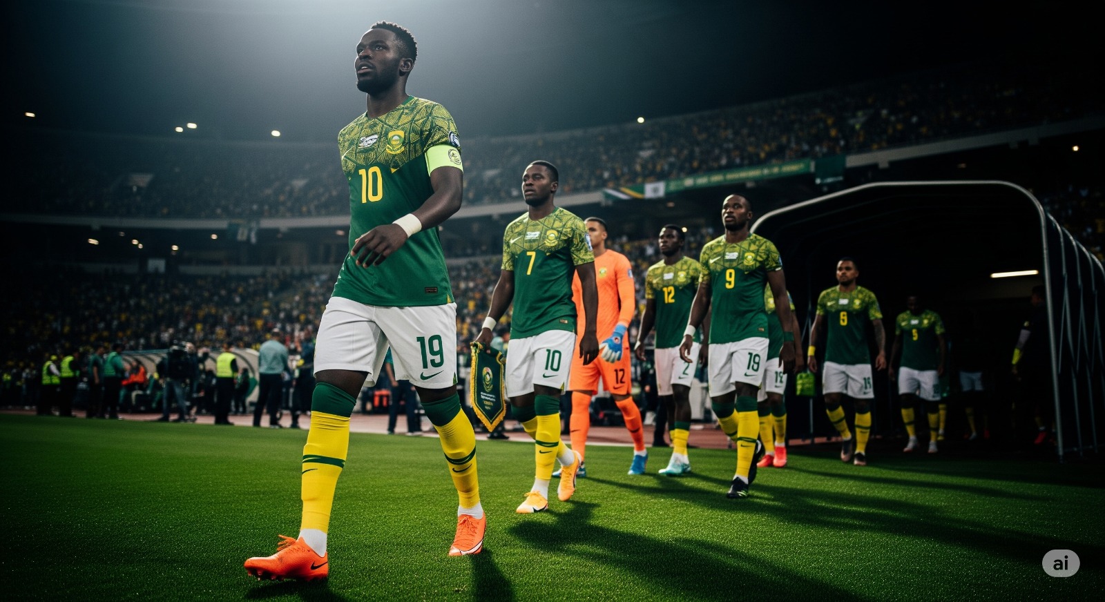 South Africa vs Uganda CHAN 2024