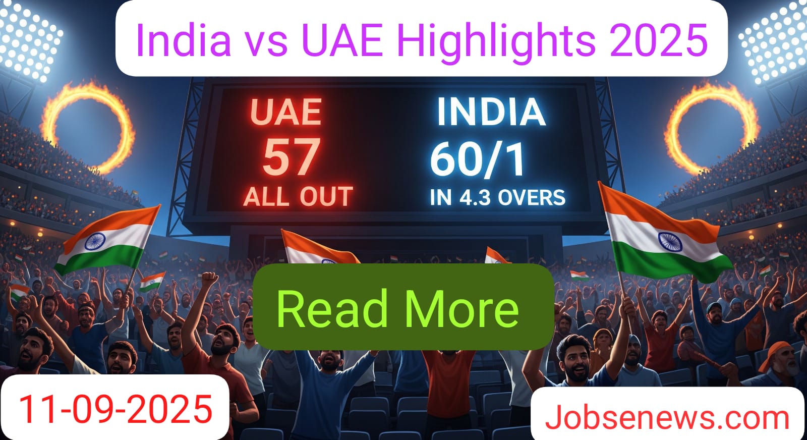 India vs UAE Highlights Asia Cup 2025