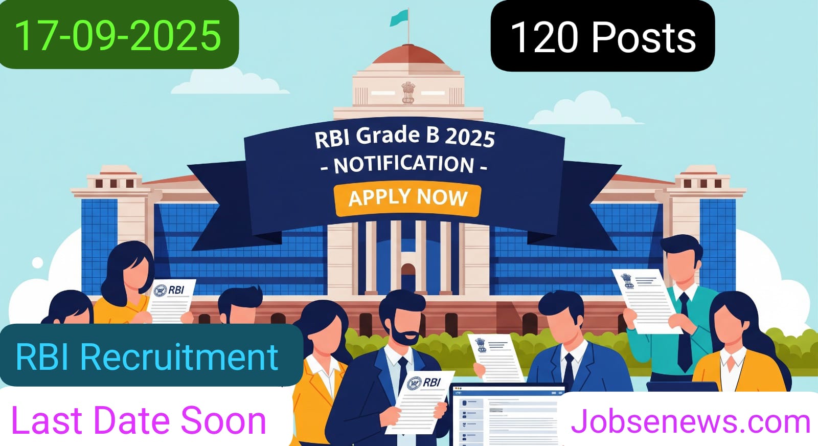 RBI Grade B 2025 Notification