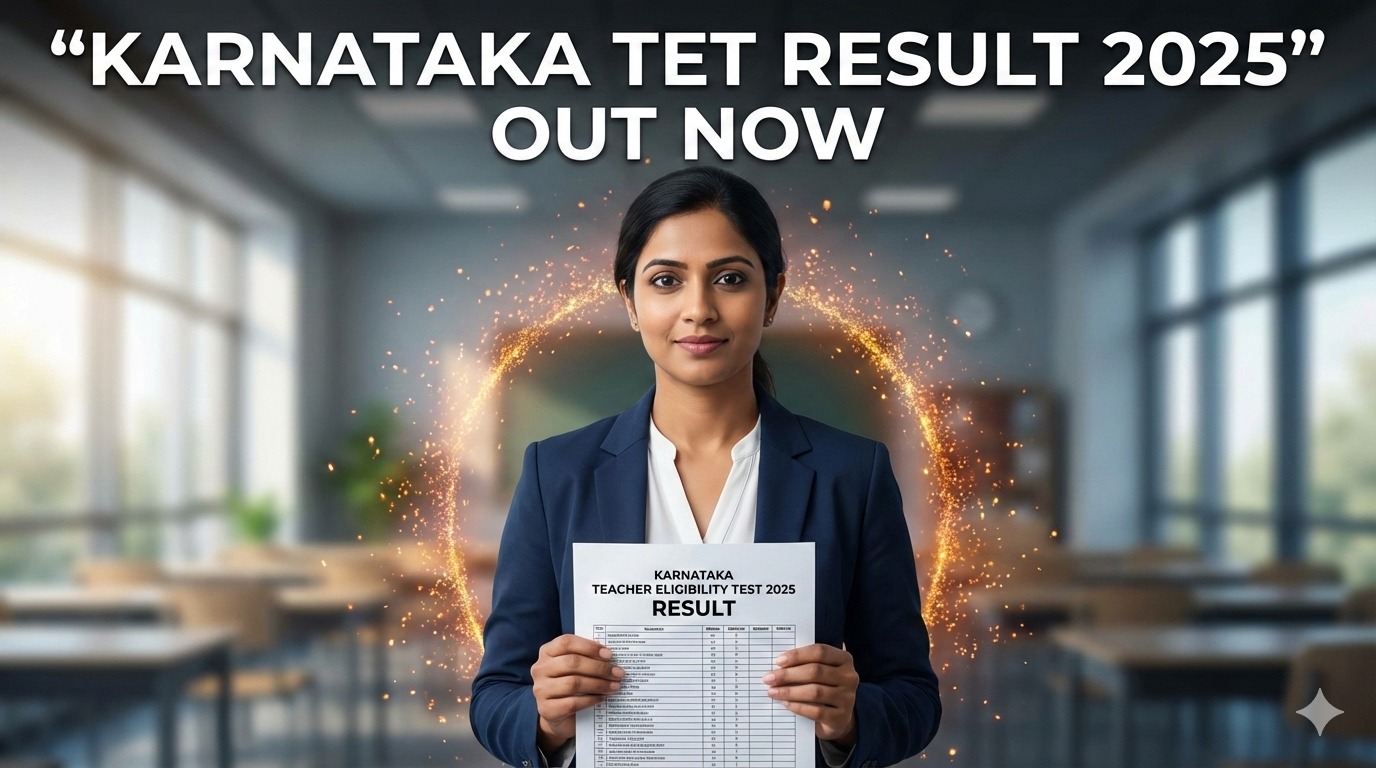 Karnataka TET Result 2025 OUT